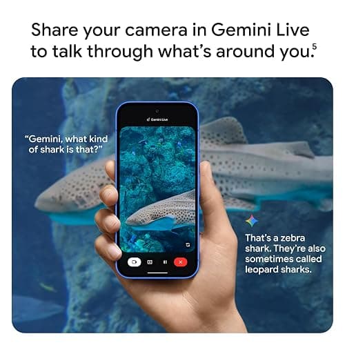 Google Pixel 10 - Unlocked Android Smartphone - Gemini AI Assistant - Advanced Triple Rear Camera, Fast-Charging 24+ Hour Battery, and 6.3" Actua Display - Frost - 128 GB (2025 Model) thumbnail 5