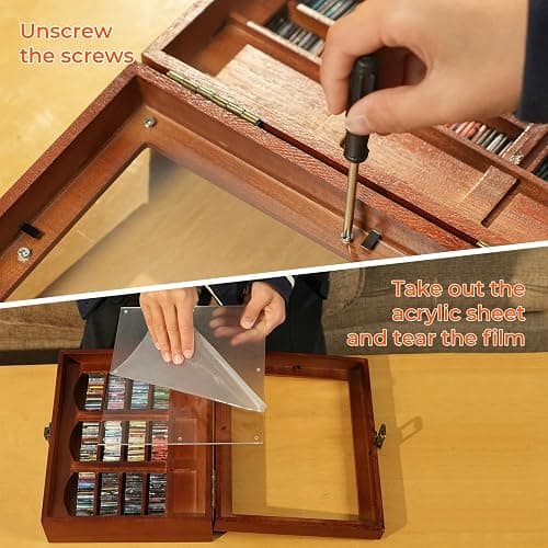 BBVCX Anxiety Bookshelf | Get rid of Your Anxiety,Home & Office Décor for Book Lovers,Miniature Book Matchbox Display Cabinet, Creative Ornaments, Stress-Relieving Gifts for Family and Friends thumbnail 3