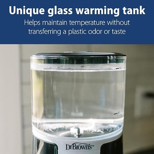 Dr. Brown's Insta-Prep Warm Water Dispenser to Instantly Prepare Baby’s Formula Bottle,Large Capacity Glass Tank with 3 Temperature Settings,Black - Black thumbnail 4