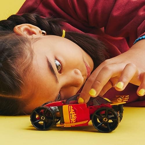 LEGO NINJAGO Kai's Ninja Race Car EVO, 2 in 1 Building Toy Set, Kids Can Build an Off Road Vehicle or Race Car, Ninja Minifigure with Toy Swords, Gift for Boys, Girls and Kids Ages 6+, 71780 thumbnail 2