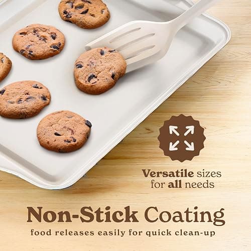 Country Kitchen Nonstick Stackable Bakeware Set - Durable, Easy Release Baking Set- 22 Pc. Includes Silicone Muffin Cups thumbnail 4