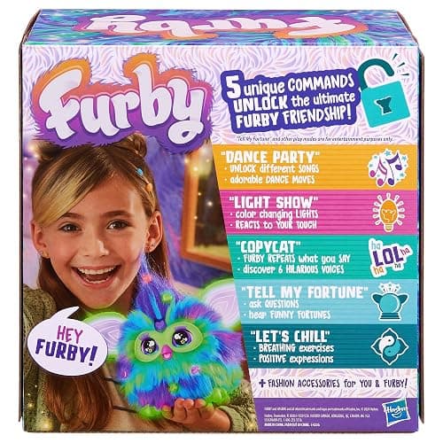 Furby Galaxy Edition, Glow in The Dark, 15 Fashion Accessories, Interactive Plush Toys for 6 Year Old Girls & Boys & Up, Voice Activated Animatronic (Amazon Exclusive) thumbnail 15