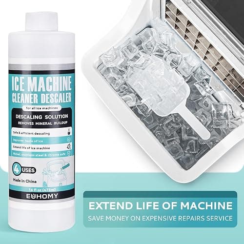 EUHOMY Ice Machine Cleaner Descaler, 16 Fl OZ Ice Maker Cleaner (4 Uses Per Bottle), Ideal Universal Descaling Solution for All Brands Ice Maker, Single Use Coffee and Espresso Machines thumbnail 6