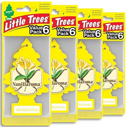 LITTLE TREES Car Air Freshener | Hanging Tree Provides Long Lasting Scent for Auto and Home | 24 Air Fresheners |Vanillaroma - Image 1