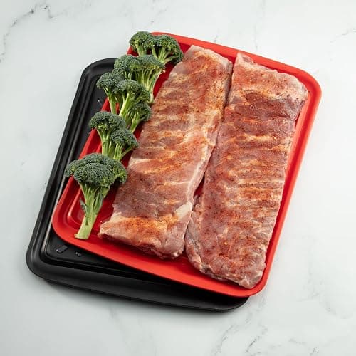 Cuisinart CPK-210 Grilling Prep and Serve Trays, Black and Red Large 18” x 14.5” thumbnail 8