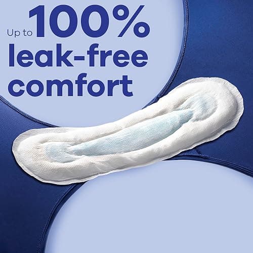 Always Maxi Pads for Women, Pad without Wings, Regular Absorbency, Size 1, Unscented, 48 Count (Pack of 2) thumbnail 6