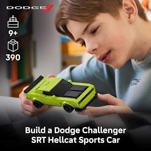 LEGO Speed Champions Dodge Challenger SRT Hellcat Sports Car Toy - Building Set for Learning, Play and Display - Kids Toy for Boys and Girls, Ages 9+ - Birthday Gift Idea for Race Car Fans - 77237 thumbnail 2