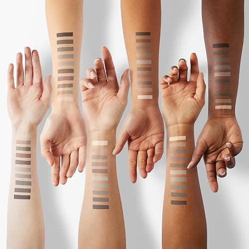 Erinde 10 Colors Nude Eyeshadow Palette, Taupe Brown Mavue Matte Eye Shadow Palette Makeup, Neutral Grey Smokey Eye Pallete, Ultra-Blendable, Long Lasting Natural Eyeshadow for Older Women, Cement thumbnail 4