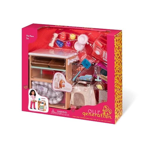 Our Generation - Pet Store Set - 18-Inch Doll Accessories - Cash Register - Storage Counter - Pretend Play - Toy for Kids 3 Years + thumbnail 8