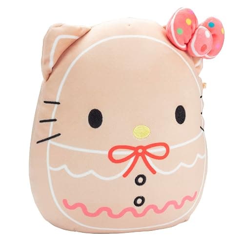 Squishmallows Original 8-Inch Hello Kitty Gingerbread Cookie - Official Jazwares Sanrio Christmas Plush - Collectible Soft & Squishy Stuffed Animal Toy- 2025 Limited Edition Gift for Kids,Girls & Boys thumbnail 2