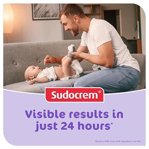 Sudocrem - Diaper Rash Cream for Baby, Soothes, Heals, and Protects, Relief and Treatment of Diaper Rash, Zinc Oxide Cream - 125g thumbnail 4
