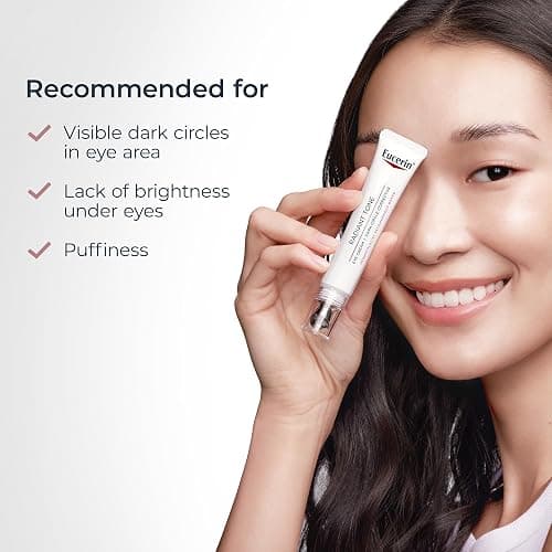 Eucerin Radiant Tone Eye Cream Dark Circle Corrector, Eye Brightening Cream with Thiamidol and Hyaluronic Acid, Helps Reduce the Look of Eye Puffiness, 0.5 Oz Tube thumbnail 9