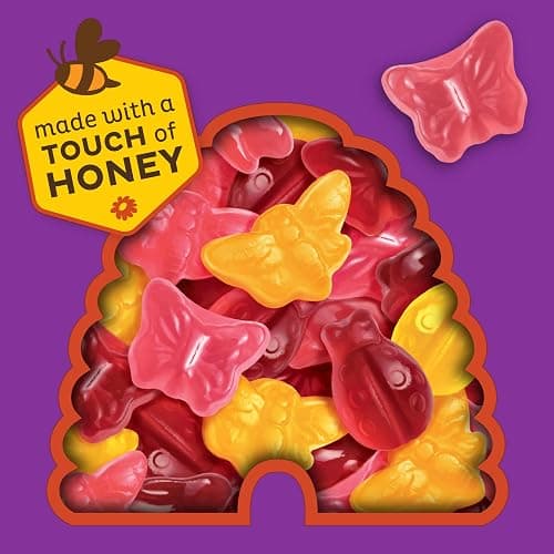 Annie's Organic Bees, Bugs, and Butterflies Fruit Flavored Snacks, 10 Pouches, 7 oz thumbnail 4