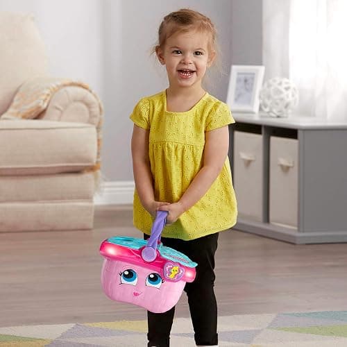 LeapFrog Shapes and Sharing Picnic Basket, Pink thumbnail 2