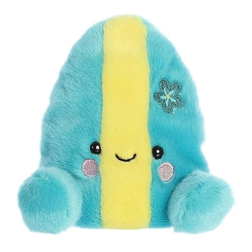 Aurora® Adorable Palm Pals™ Fynn Surfboard™ Stuffed Animal - Fun Collectible Plush for Kids and Adult Collectors - Perfect for Decorating Rooms and Birthday Gifts - Blue 5 Inches - Image 1