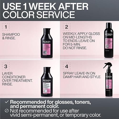 Redken Acidic Color Gloss Glass Gloss Treatment For Color-Treated Hair - Rinse Out Glossing Treatment, Intense Shine & Conditioning thumbnail 3