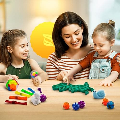 Fidget Poppers Pack – 50 Pcs Fidget Toys, Party Favors for Kids 8-12, Stocking Stuffers, Bulk Sensory Toys for Classroom Treasure Box Prizes, Goodie Bags, Birthday Gifts thumbnail 2