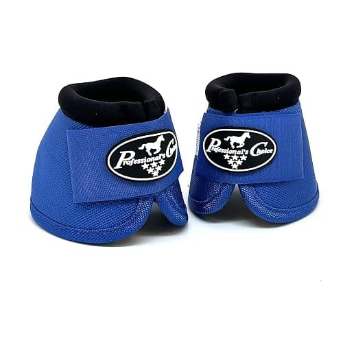 Professional's Choice Horse Equine Overreach Ballistic Bell Boots Navy Blue - Image 1