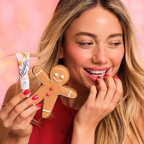 Lanolips 101 Ointment - Lanolin Lip Balm for Smooth, Hydrated & Healthy Lips - Multipurpose Ointment with Lanolin Oil for Dry Cuticles & More - Gingerbread (0.35 oz) thumbnail 4