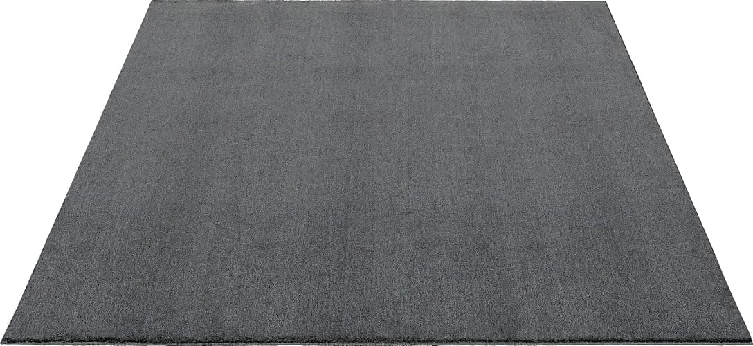 Mia´s Teppiche Taos kuscheliger Kurzflor Teppich, Anti-Rutsch Unterseite, Waschbar bis 30 Grad, Super Soft, Felloptik, Anthrazit, 80 x 150 cm - 80 x 150 cm - Anthrazit thumbnail 3