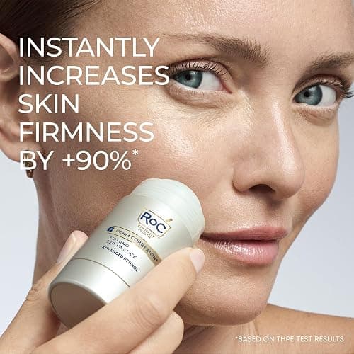 RoC Derm Correxion Retinol Firming Serum Stick with Antioxidants to Visibly Tighten and Firm Wrinkles and Laugh Lines 1.0 oz plus Retinol Eye Cream Packette thumbnail 2