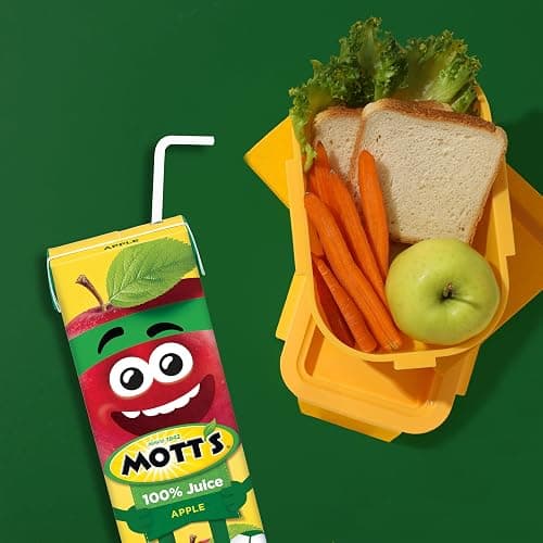 Mott's 100% Original Apple Juice, 6.75 Fl Oz Boxes, 32 Count (4 Packs Of 8), 2 Servings Of Fruit, 100% Fruit Juice, Gluten-free, Caffeine-free, Kosher, Contains No Artificial Colors Or Sweeteners thumbnail 9