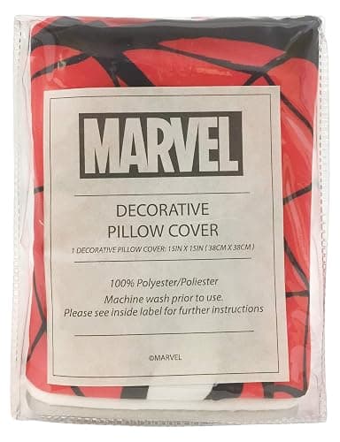Jay Franco Avengers Decorative Pillow Cover Spiderman - White thumbnail 4