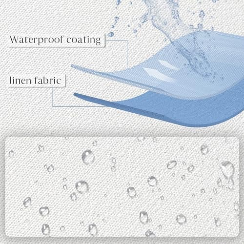 Ashler 20 x 20 Outdoor Pillows, Waterproof Inserts Set of 2 Throw Pillow Inserts, Hypoallergenic Stuffer Sham Square Pillow Insert for Patio, Bench, Garden, Indoor Outdoor Decorative thumbnail 5