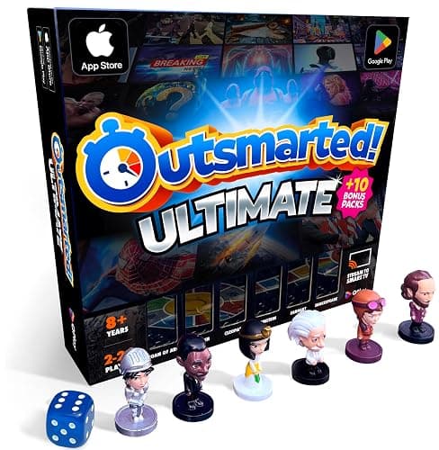 Outsmarted Ultimate Edition – 10 entusiasmanti categorie bonus | Bambini, ragazzi e adulti | Per le serate di gioco in famiglia e con gli amici | 2–24 giocatori | Età +8 | +10.000 domande - Image 1