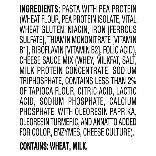 Kraft PowerMac Mac and Cheese, 1 Box, for Protein Easy Dinners or Dinner Sides, Original Flavor, 17g Protein and 6g of Fiber per Serving, No Artificial Flavors, Preservatives or Dyes, 7.25 oz thumbnail 3
