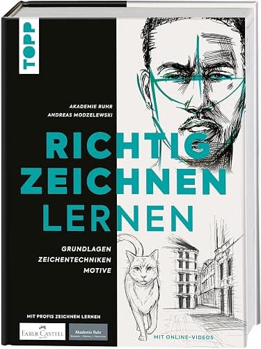 Richtig zeichnen lernen: Grundlagen Zeichentechniken Motive - Image 1