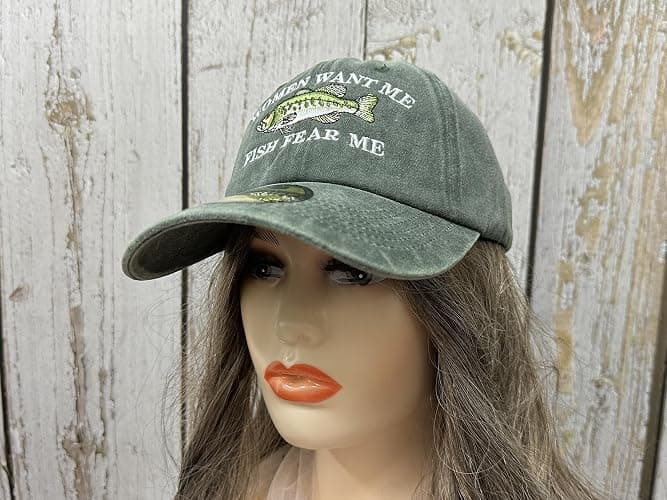 Enodtter Fish Fear Me Women Want Me Hats thumbnail 6