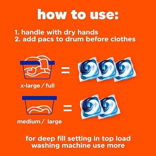 Tide PODS laundry detergent pacs, 3-in-1 Stain Remover, Odor Fighter, Color Protector, 112 Count, HE compatible, Spring Meadow Scent thumbnail 9