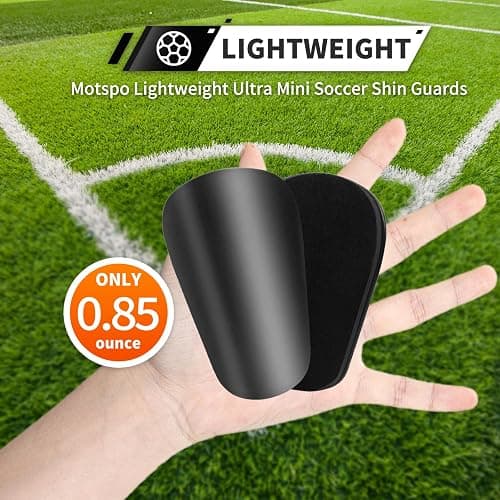 Motspo Soccer Extra Mini Shin Guards for Toddler Kids Youth and Adults - Ultra Miniature Shin Guards Soccer - Extra Small Shin Pads So Light and Comfortable thumbnail 3
