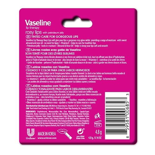 Vaseline Lip Therapy Stick, Petroleum Jelly Vaseline Lip Balm | 4.8g thumbnail 8
