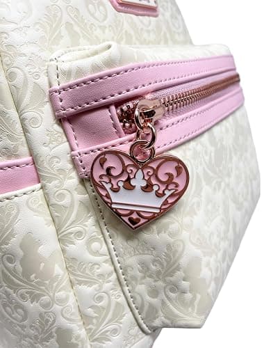 Loungefly Disney Princesses Damask Debossed Womens Double Strap Shoulder Bag Purse thumbnail 4