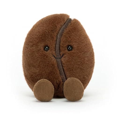 Jellycat Amuseables Coffee Bean Stuffed Toy, 5 inches - Food Plush - Fun Gift Idea thumbnail 5