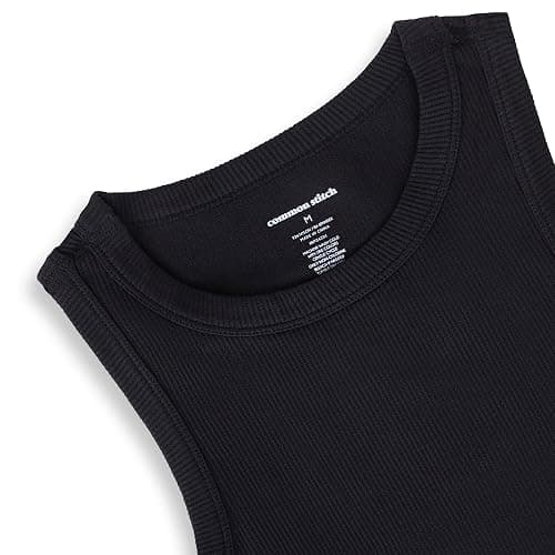 Common Stitch 3 Pack Stretch Tank Tops for Women, Ribbed Crew Neck Womens Workout Yoga Tops (Available in Plus) thumbnail 3