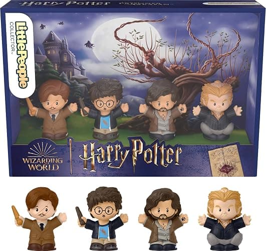 Little People Collector Harry Potter and The Prisoner of Azkaban Movie Special Edition Set for Adults & Fans, 4 Figures in a Display Package - Image 1