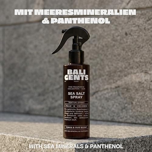BALI GENTS Sea Salt Spray – Styling Spray für natürliche Beach Waves & strukturierte Undone Looks – Für Volumen, Griffigkeit & Textur – Mit Panthenol & Reisprotein – 175 ml thumbnail 3