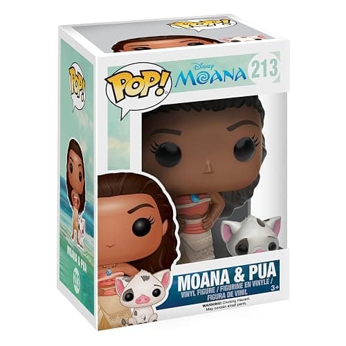 Funko POP Disney: Moana - Moana & Pua Action Figure, Brown, Standard - Image 1