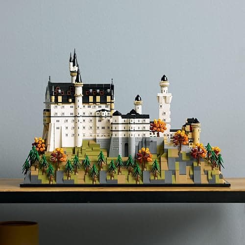 LEGO Architecture Neuschwanstein Castle Building Set - Collectible Bavarian Castle Model Kit for Arts & Crafts - Building Blocks for Adults, Ages 18+ - Gifts for Men and Women - 21063 thumbnail 6