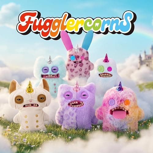 Fuggler Fugglercorns 9 Inch Plush Collectible Toy (Oogah Boogah) by ZURU | Funny Ugly Monster with signature teeth, soft & huggable collectible plush, for fans & collectors, gift for tweens & teens thumbnail 5