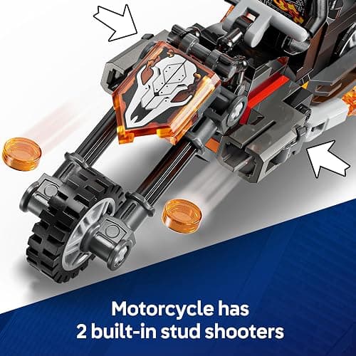 LEGO | Marvel Spider-Man vs. Ghost Rider Motorcycle - Superhero Toy w/a Motorbike Model, 2 Minifigures, Web String & Fire Elements - Gift for 6+ Year Old Boys - 76335 thumbnail 4