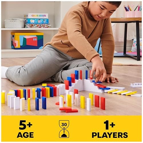 Spin Master Games, Lily Hevesh H5 Domino Creations 100-Piece Dominoes Set, Kids Games, Building Toys, Classic Game, Dominoes for Adults, for Ages 5 & Up thumbnail 3