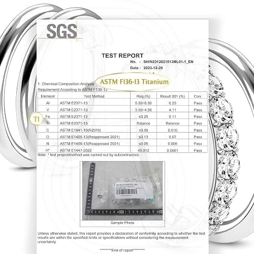 BodyBonita G23 Titanium Cartilage Earring Hoop Stacked Clicker 16G CZ Double/Triple Septum Rings Conch Piercing Jewelry Tragus Daith Helix Nose Rings Hoops for Women Silver/Gold Plated 8mm 10mm 12mm thumbnail 3