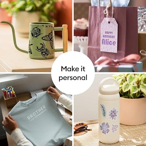 Cricut Explore 4 - Smart Cutting Machine (Seashell) | Engagement Bundle - Includes Smart Vinyl, Cardstock, Transfer Tape, Iron On HTV, Mat, Pens, Tool Kit, & 30 Images in Design Space App thumbnail 4