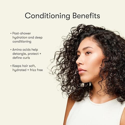 Odele Vegan Leave-In Conditioner, for Deep Moisture, Detangling, Frizz Control, Weightless Shine, and All Hair Types + Textures, 8 fl oz (2-Pack) thumbnail 4
