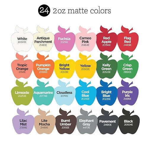 Apple Barrel Acrylic Craft Paint Kit, Matte Finish, 36 pc, Assorted thumbnail 3