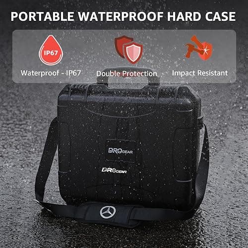 Drogear Waterproof Hard Case for DJI Avata 2 Fly More Combo | Fits DJI Goggles 3 (Not for Goggles N3)/ RC Motion 3 / FPV Remote Controller 3 and Accessories | Up to 8 Batteries | Shockproof, Dustproof thumbnail 6